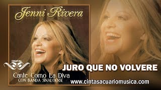 Karaoke  Jenni Rivera  Juro Que Nunca Volvere  Cante Como La Diva de la Banda [upl. by Ocramed]