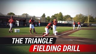 Baseball Infield Skills and Drills  The Triangle Drill  Ball State University Coach Rich Maloney [upl. by Shandeigh]