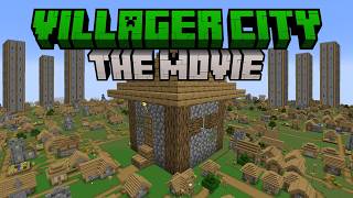 I Added A Villager City To Minecraft The Movie [upl. by Assirol]