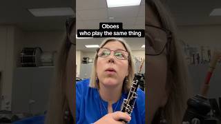 Oboes  always forgotten about band banddirector oboe flute clarinet doublereed bandteacher [upl. by Ecinehs944]