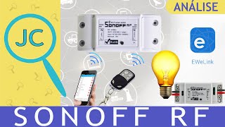 InterruptorRelé  SONOFF RF Wifi  Radio Frequência [upl. by Nahama]