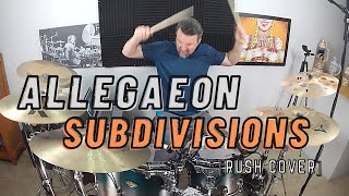 Allegaeon  Subdivisions by Rush Drum Cover [upl. by Tamara]