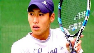 綿貫陽介・田島尚輝 練習！【世界スーパージュニアテニス2016】 Yosuke Watanuki OSAKA MAYORS CUP Tennis [upl. by Dinnage]