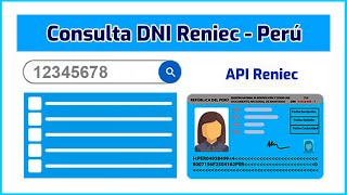 Como Utilizar Una API RENIEC Buscar Personas Por DNI  PERU [upl. by Zerep]