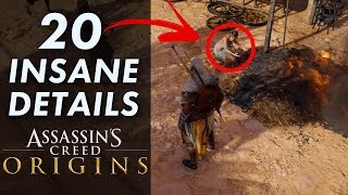 20 INSANE Details in Assassins Creed Origins [upl. by Liberati]