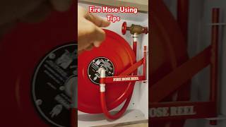 Fire Hose Using Tips  Fire Hose Cabinet firehose firefighting shorts ytshorts [upl. by Randolf]