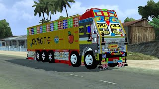 Tata new truck mod 14 wheeler bussid  tata new truck mod for bussid truck mod bussid Tata new [upl. by Margret]