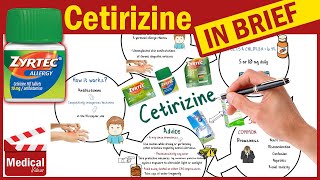 Cetirizine  Zyrtec 10 mg What is Cetirizine Used For Dosage Side Effects amp Precautions [upl. by Annauj629]