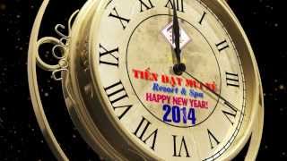 New year countdown Clock 2014 Project for TienDatResort [upl. by Wallie114]