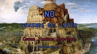 NO VENIMOS DEL LATIN  Carme J Huertas · cu subtirare în limba română · English subtitle [upl. by Kylynn158]