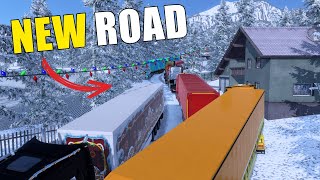 I TRIED the NEW Winter KIRKENES Road  TruckersMP Game Moderator [upl. by Stauder373]