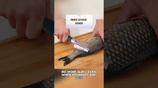 Fish Scale Remover Tool Stainless Fish Skin Grater Ergonomic Grip Kitchen Fish S [upl. by Ace252]