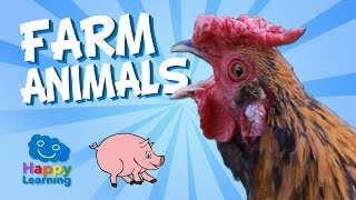 Aprende inglés Los Animales de la Granja en Inglés  Videos Educativos para Niños [upl. by Onra]