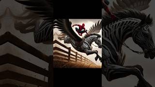 Winged horseshortsmarvel superhero animatedseries avengers jokerman [upl. by Atrim]