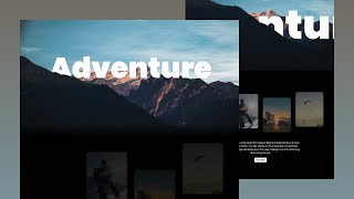 Parallax Scrolling Website using HTML CSS amp JavaScript  How to Make a Parallax Website [upl. by Clem192]