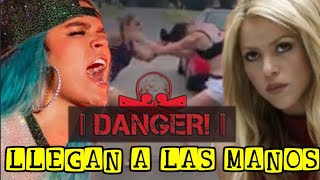 BRUTAL PELEA ENTRE FANS DE SHAKIRA Y KAROL G POR COACHELLA EL FESTIVAL POR HEADLINER [upl. by Tnomed463]