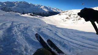 Gurgl ObergurglHochgurgl powder skiing in november [upl. by Ydnys]