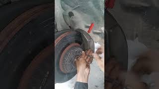 Mercedes ss class front rotor brake chargemercedesmechanic work [upl. by Lowney]