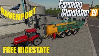 Ravenport Ep 45 Farming Simulator 19 Digestate [upl. by Ilaire]