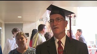 Struthers High School Honorary diplomas presented to veterans [upl. by Ylil]