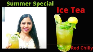 Immunity Booster Chilled Mint Ice Tea RedChilly [upl. by Gallard]