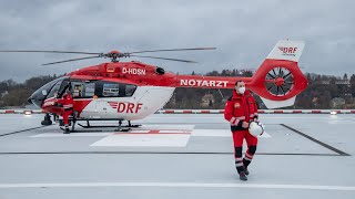 Luftrettung am Uniklinikum Erlangen Besatzung und Ausstattung des Hubschrauber [upl. by Tarrah97]