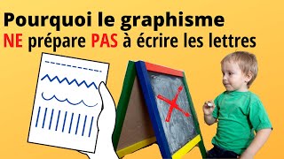 Pourquoi le graphisme ne prépare pas à écrire les lettres [upl. by Llener]