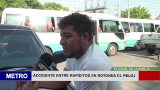 ACCIDENTE ENTRE RAPIDITOS EN ROTONDA EL RELOJ [upl. by Uzziel995]