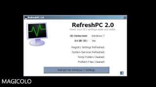 Refresh Pc ITA  Come resettare Windows 7 alle impostazioni iniziali [upl. by Alurd691]