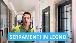 Serramenti in legno [upl. by Oicram]