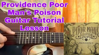 Poor Man’s Poison  Providence  Easy Guitar Tutorial  Lesson  Chords [upl. by Easter]