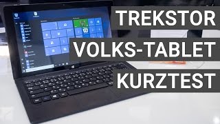 TrekStor SurfTab twin 116 VolksTablet Mein erster Eindruck  Deutsch [upl. by Nelle]