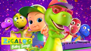 Five Little Zigaloo with Johnny and Friends and more Kids Videos by Zigaloo Baby Songs [upl. by Synn]