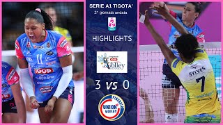 Novara vs Pinerolo  Highlights 2 Giornata Campionato 202425 Volley Femminile Serie A1 Tigotà [upl. by Borer]