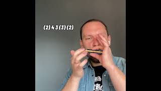 How to play Mannish boy  C Harmonica easy blues lesson shorts bluesharmonica harmonicalessons [upl. by Stephie]