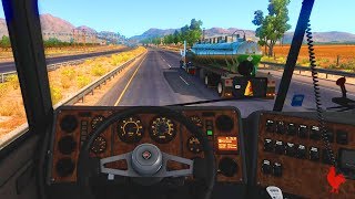 American Truck Simulator  Bakersfield to Oxnard  International 9800 [upl. by Vallo]