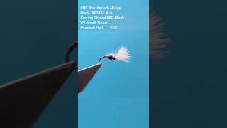 Fly Tying  CDC Shuttlecock Midge Emerger [upl. by Demmy]