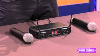 Samson Concert 288 Wireless Microphone Systems Overview  Full Compass [upl. by Nirehs327]