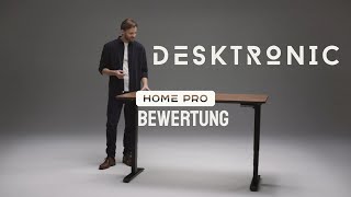 Desktronic Höhenverstellbarer Schreibtisch Bewertung [upl. by Nairolf]