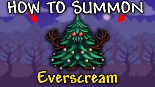 How to Summon Everscream in Terraria  summon everscream  summon ice queen  summon SantaNK1 [upl. by Supat]