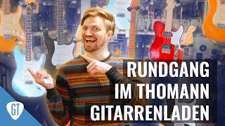 Rundgang im Thomann Gitarrenladen [upl. by Alves400]