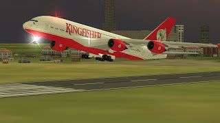 Flight 787  Advanced  Airbus A380KINGFISHER Air INDIA from QATAR OTHH to BANGLADESH VGHS [upl. by Anivol560]