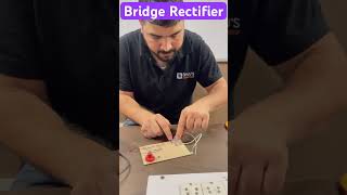 🚨Experiment on Bridge Rectifier Circuit  Bridge Rectifier AC to DC 🔥🔥YoutubeShorts ByjusGate [upl. by Hoffmann]