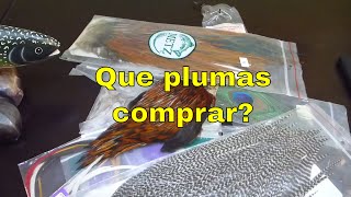 Que plumas comprar para el atado de moscas [upl. by Nairdna]