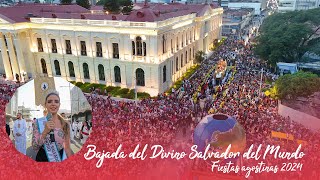 Bajada del Divino Salvador del Mundo  Fiestas agostinas 2024 [upl. by Rosalinda150]