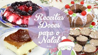 RECEITAS DOCES PARA O NATAL  Receitas da Mãe Coruja [upl. by Capriola453]