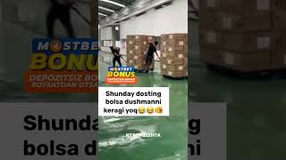 SHUNDAY DOʻSTING BOʻLSA DUSHMANI KERAGI YOʻQ😅❤️funny 1mln comedyvideos instagram subscribe jap [upl. by Einnig]