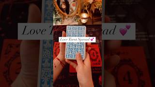 Love Tarot Spread 💕 4 Cards Only tarotspread tarotspreads tarottips tarotlayout tarot [upl. by Ellwood390]