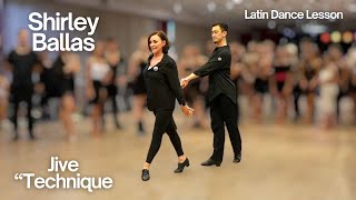 Shirley Ballas  Jive Latin Ballroom dance lesson  Dance Camp [upl. by Pandich890]