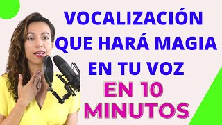 10 MINUTOS de VOCALIZACÓN que hará MAGIA en tu voz Calentamiento vocal  Natalia Bliss [upl. by Nainatrad695]